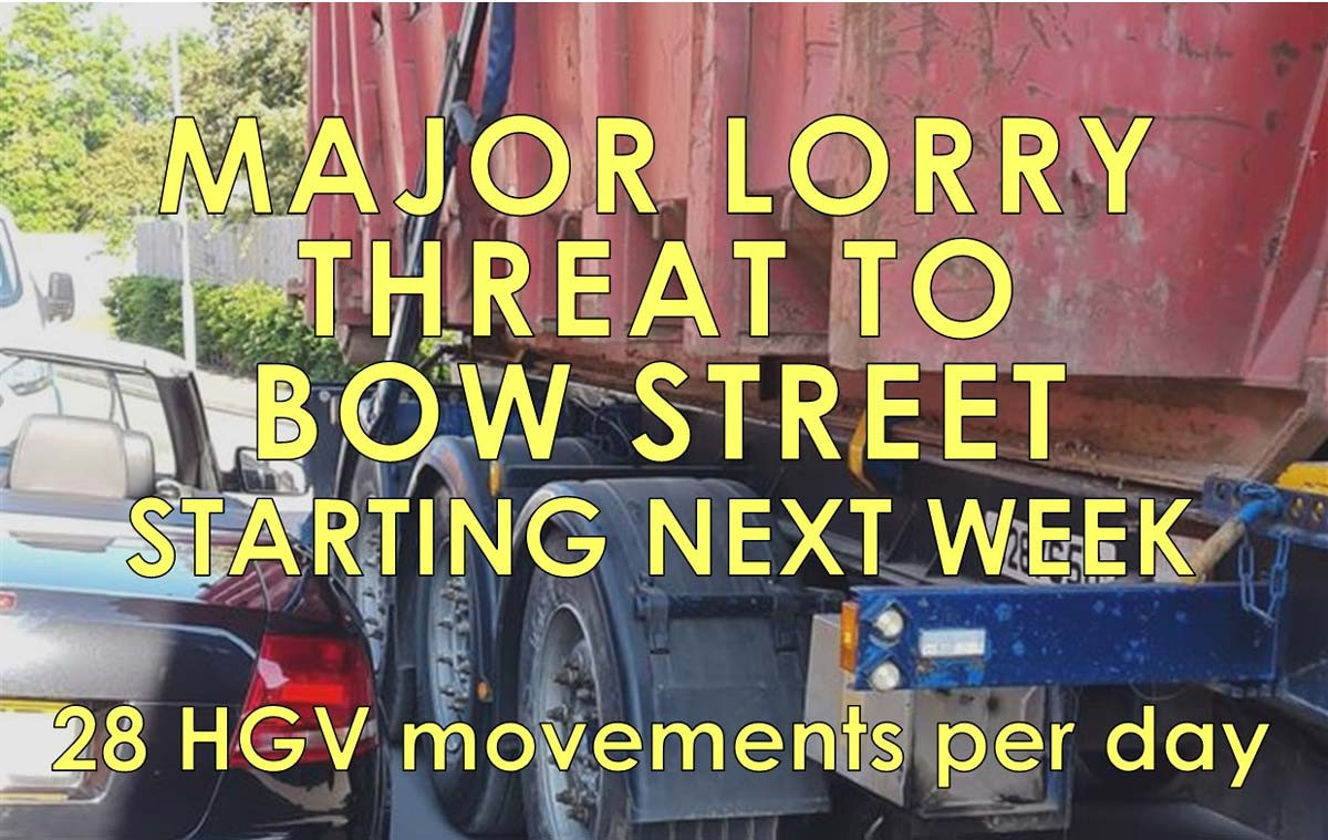 Stop Network Rail using Langport Town Centre to transport heavy loads 28 times a day