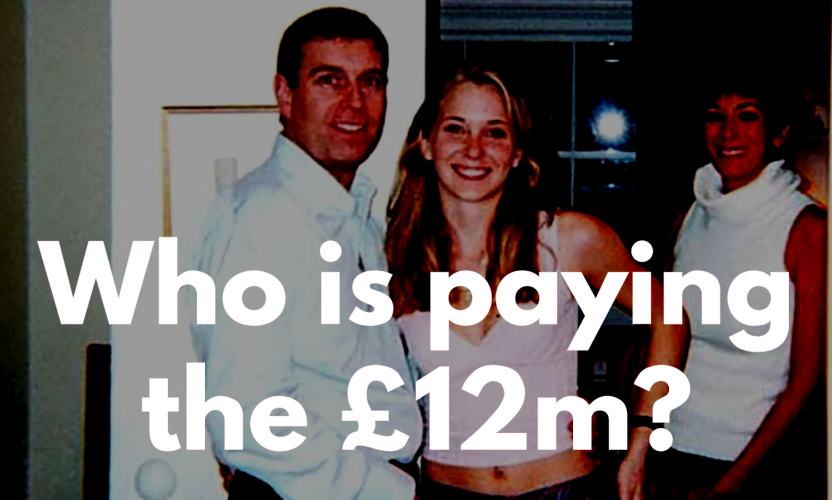 Who is paying for Prince Andrew's settlement?
