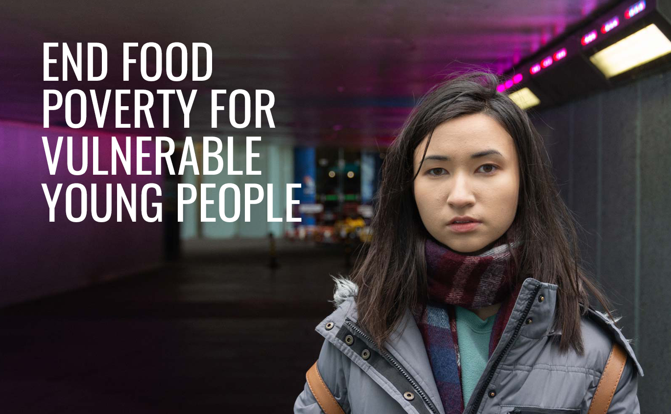 Vulnerable young people are going hungry to pay the bills. End food poverty now!