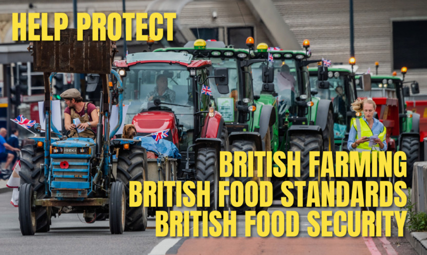 Protect our Farmers and Food Standards Now!